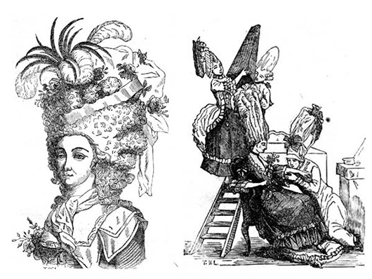 Resultado de imagen para peinados con pelucas en el barroco