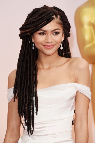 HOLLYWOOD, CA - FEBRUARY 22:  Actress Zendaya attends the 87th Annual Academy Awards at Hollywood & Highland Center on February 22, 2015 in Hollywood, California.  (Photo by Jason Merritt/Getty Images)
